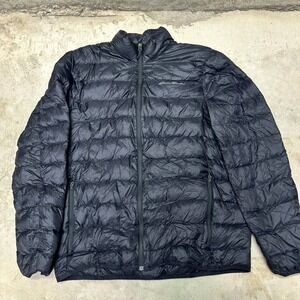 Eddie Bauer EB650 Down Puffer Jacket Black TL Lightweight Insulated‎